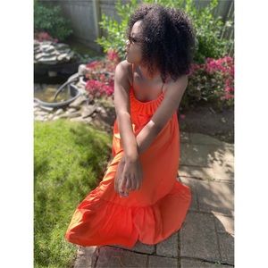 Orange Bella Sundress